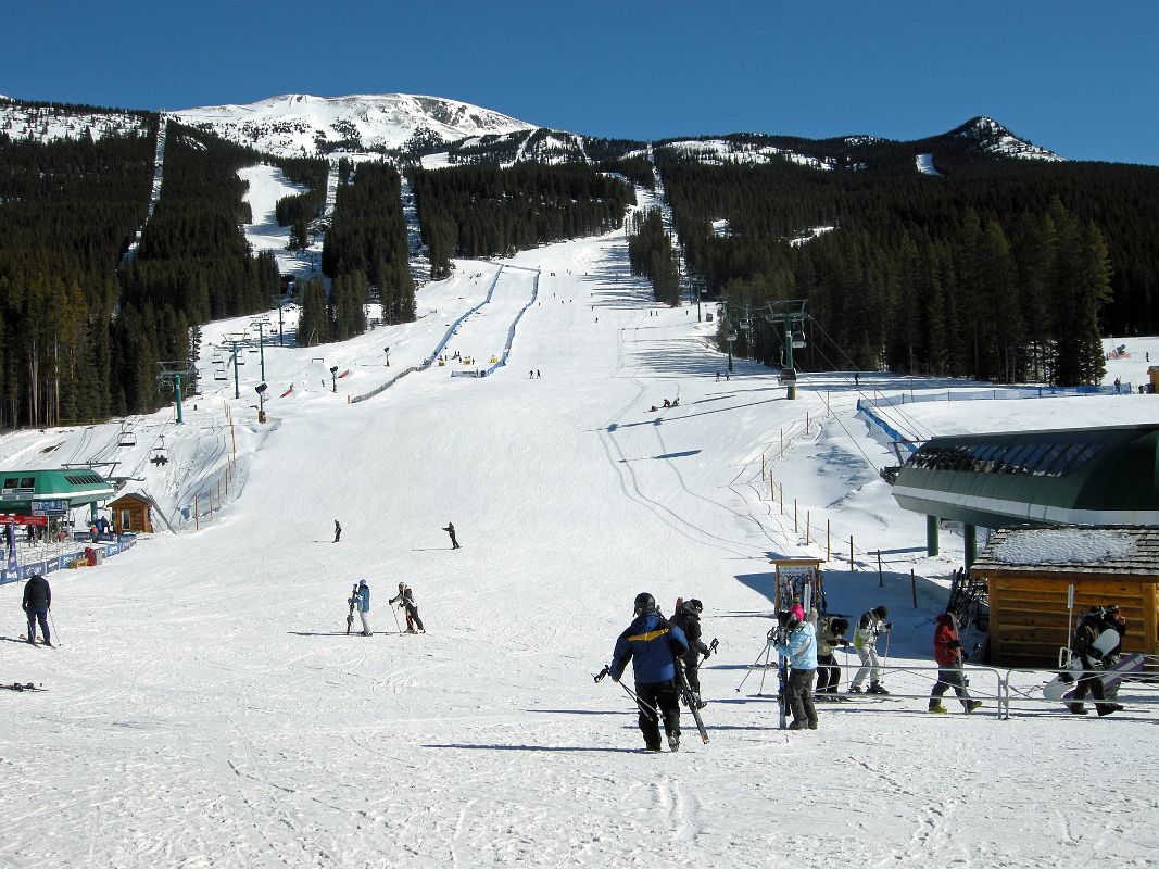 05 Lake Louise Ski Area On Mount Whitehorn From Bottom Of Chairlift and Gondola